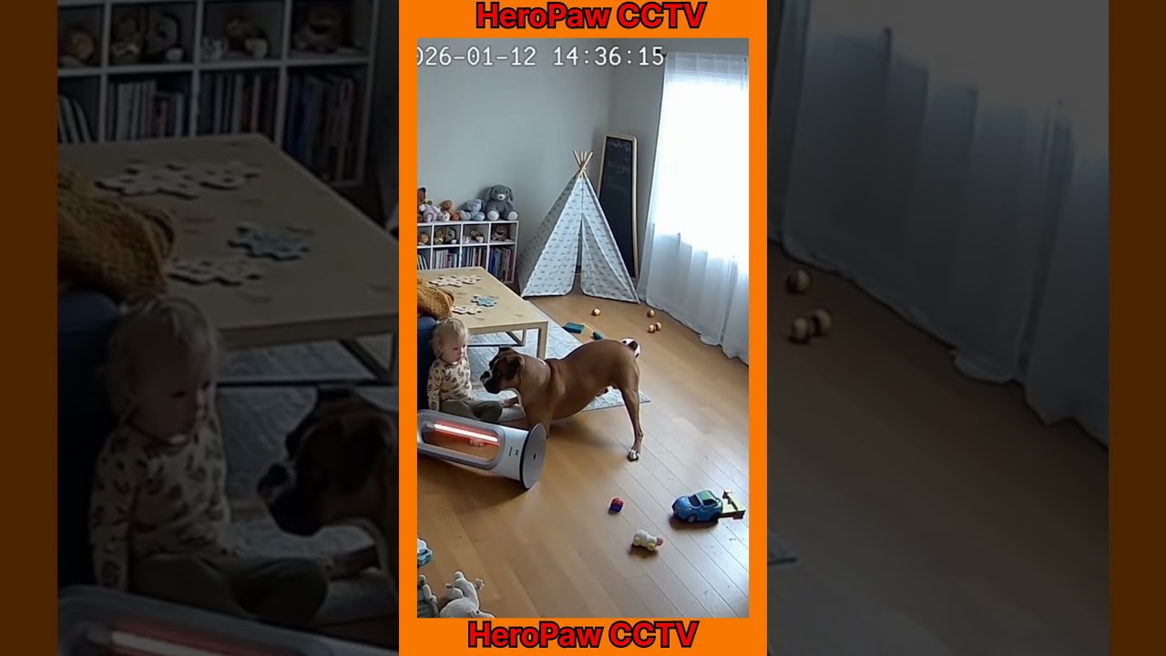 Dog Saves Toddler From Falling Fan! 😱🐶💥 