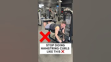 How to PROPERLY Hamstring Curl (FIX THIS) #gymmotivation #fitnessjourney #bodybuilding
