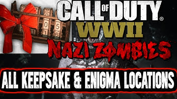 COD WW2 THE FINAL REICH - ALL KEEPSAKE AND ENIGMA LOCATIONS  FOR HARDCORE EASTER EGG - NAZI ZOMBIES