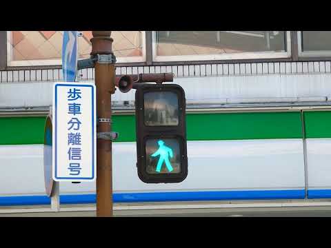 福岡県春日市春日原駅前交差点の音響信号機 異種鳴き交わし鳥混合 撤去済み