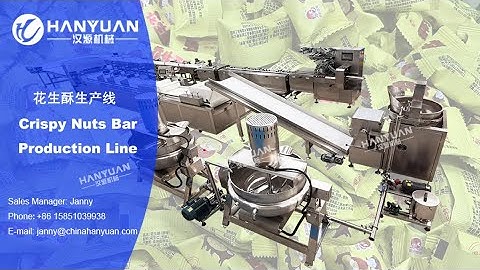 Crisp Peanut Bar Production Line/Nuts Candy Bar Cutting Machine/Peanut Bar Making Machine#peanutbar