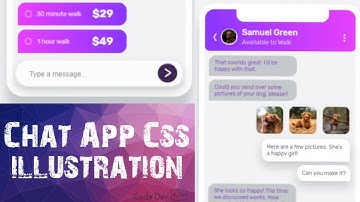Chat app CSS illustration using HTML & CSS | Frontendmentor Challenge|| Mobile Chat app design |
