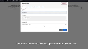 Adding a Root Node and Changing Settings