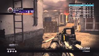 Cod Ghosts - Knifed through a wall, a metre away.