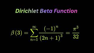 Dirichlet Beta Function at 3