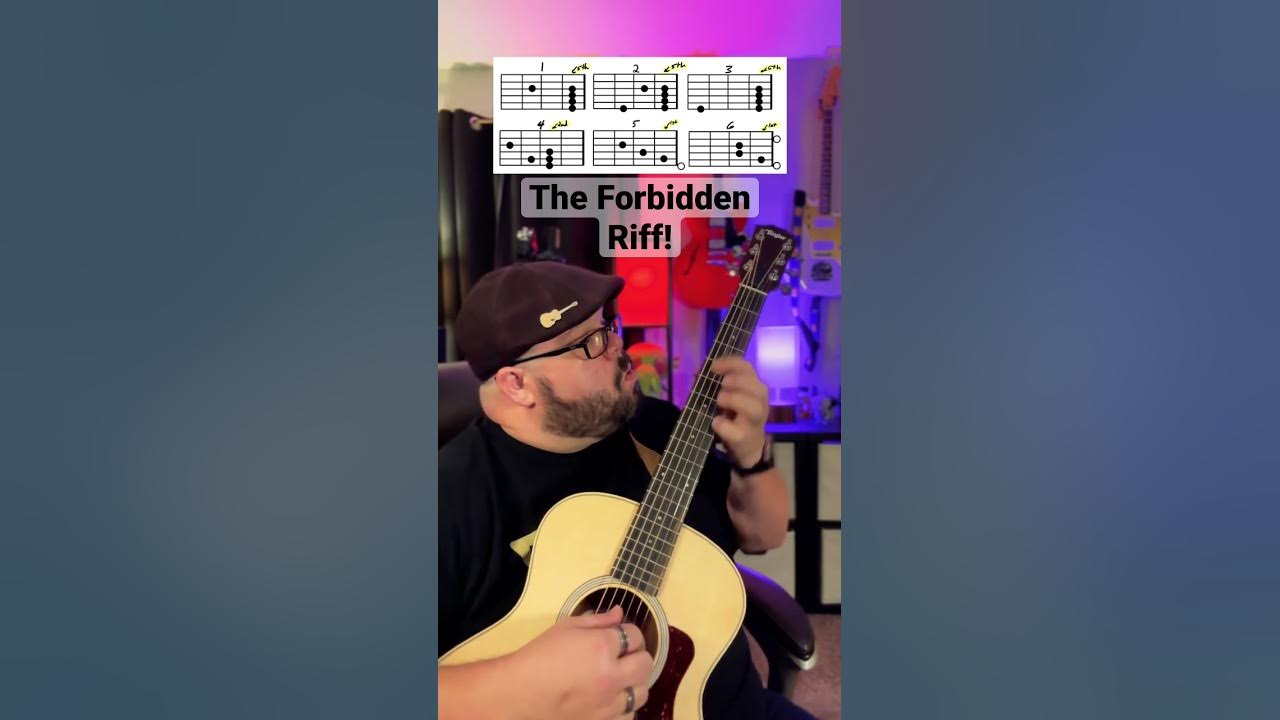 The forbidden riff stairway to heaven by led zeppelin guitar tutorial