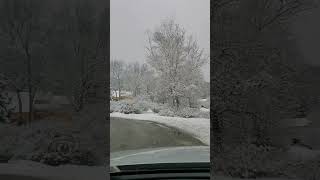 Na twee dagen en twee nachten sneeuw is het eindelijk voorbij.