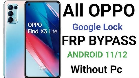 Oppo F19 (CPH2219) FRP Bypass Android 11 Without PC 2022 | Oppo F19 Pro Google Account Bypass Easy M
