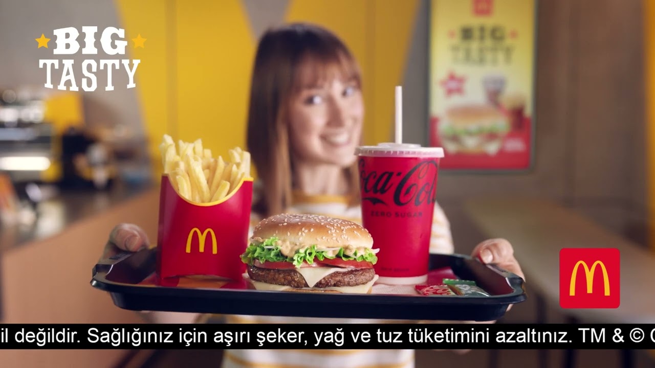 26 yıldır dünyayı kasıp kavuran Big Tasty lezzeti sonunda Türkiye’de! 🍔