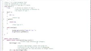 generics class in java with example using eclipse 2018-09