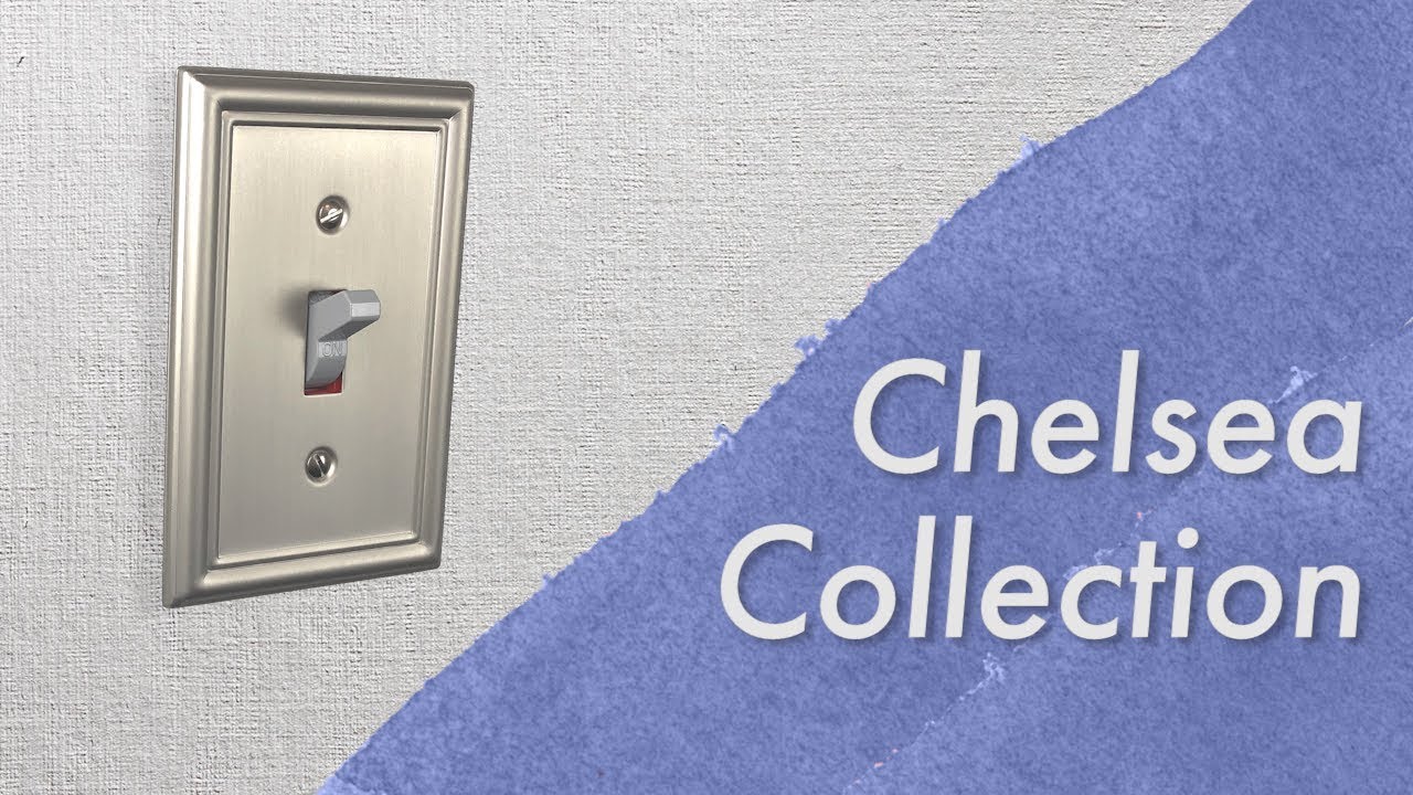Amerelle Chelsea Collection Brushed Nickel Wall Switch Plates Covers Amerelle Chelsea Collection Brushed Nickel Wall Switch Plates Covers