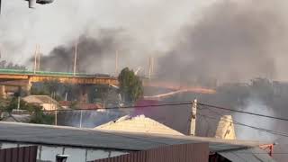 КАБ  о 18.20 по мосту на мкр.Корабел. орки продовжують воювати з цивільними