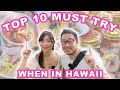 TOP 10 MUST TRY FOOD when in HAWAII || [Oahu, Hawaii] *Our Top Picks!*