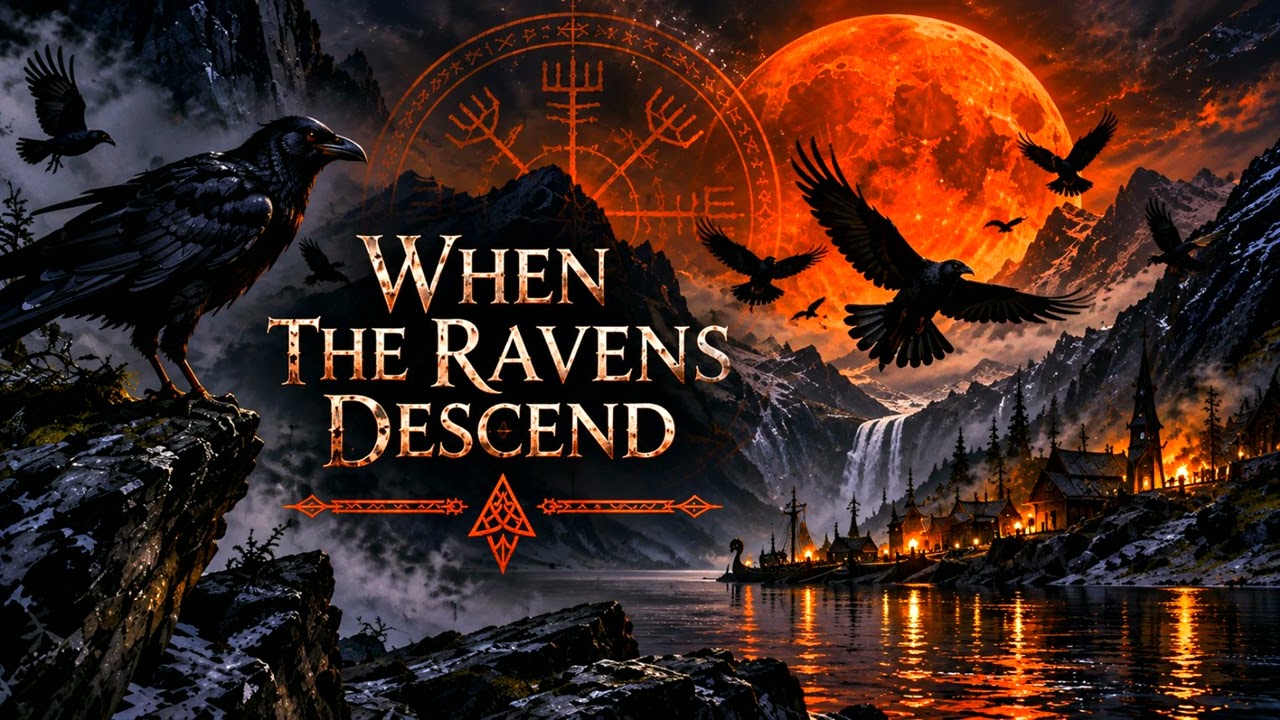When the Ravens Descend | Near × Nyx — Nordic Cinematic Metal #music 