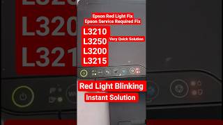 Epson printer two red light blinking Problem | Epson L3210 Service Required Error ka Final Solution