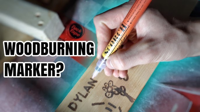 How To Use A Scorch Marker To Wood Burn 