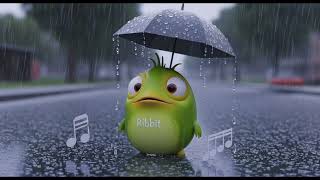 Rainy Day Ribbit Song 🌧️🐸 | Fun Puddle Jumping Kids Song