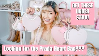 PRADA ODETTE HEART BAG DUPES ♡ Bags from Kate Spade and Even CHANEL?? ♡  xsakisaki 