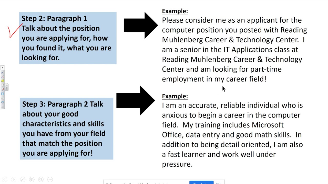 Let's write a Cover Letter - YouTube