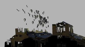 Bird instancing   Autodesk Maya dynamics test