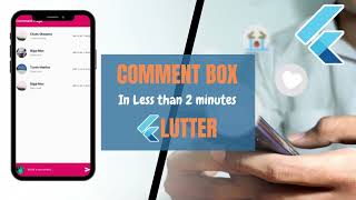 How to create comment screen / box in flutter. In less than 2 minutes. Comment Screen UI in flutter.