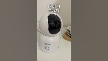🎁Unboxing of My New Pet——ZOSI C518 Smart IP Camera!📹👍🏻#shorts
