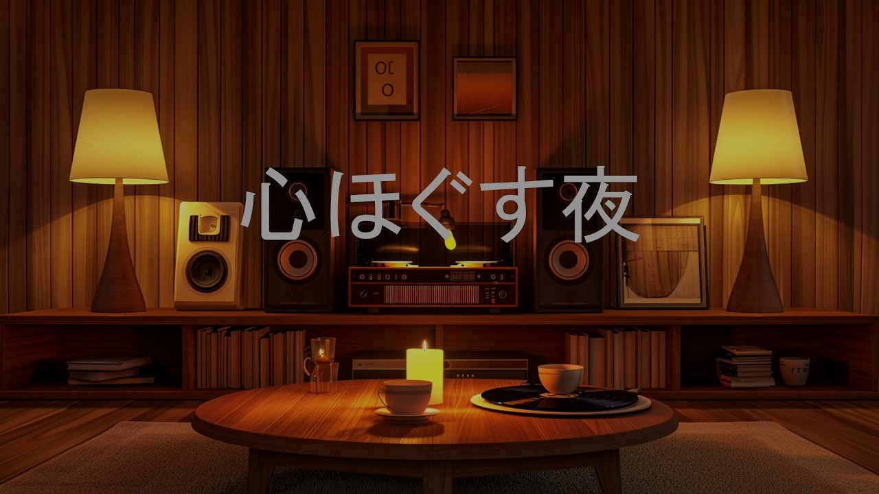 【夜の癒やしのBGM】心ほぐす夜 　🌓 ／  A Night to Soothe the Soul🌙🎵