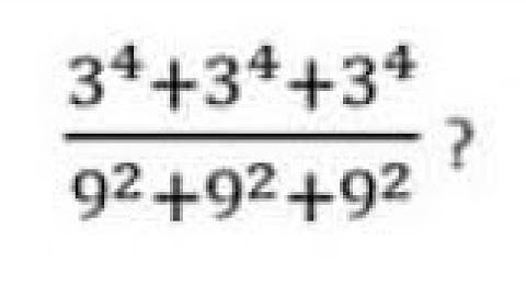 Can you solve this ? You should know this trick.. Exponents Simplify!!!