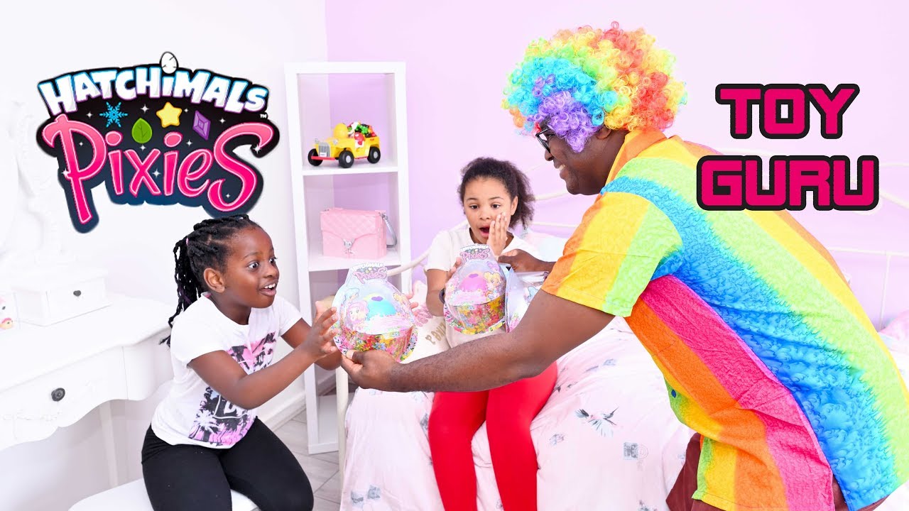 Hatchimal Pixies What's in our Toy Box with Toy Guru