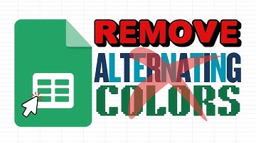 How to Remove Alternating Colors in Google Sheets (Format)
