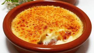 الكريمة المحروقة أسهل و أرقى و ألذ تحلية في العالم 😋 قوام كريمي و بمقادير مضبوطة Crème brûlée