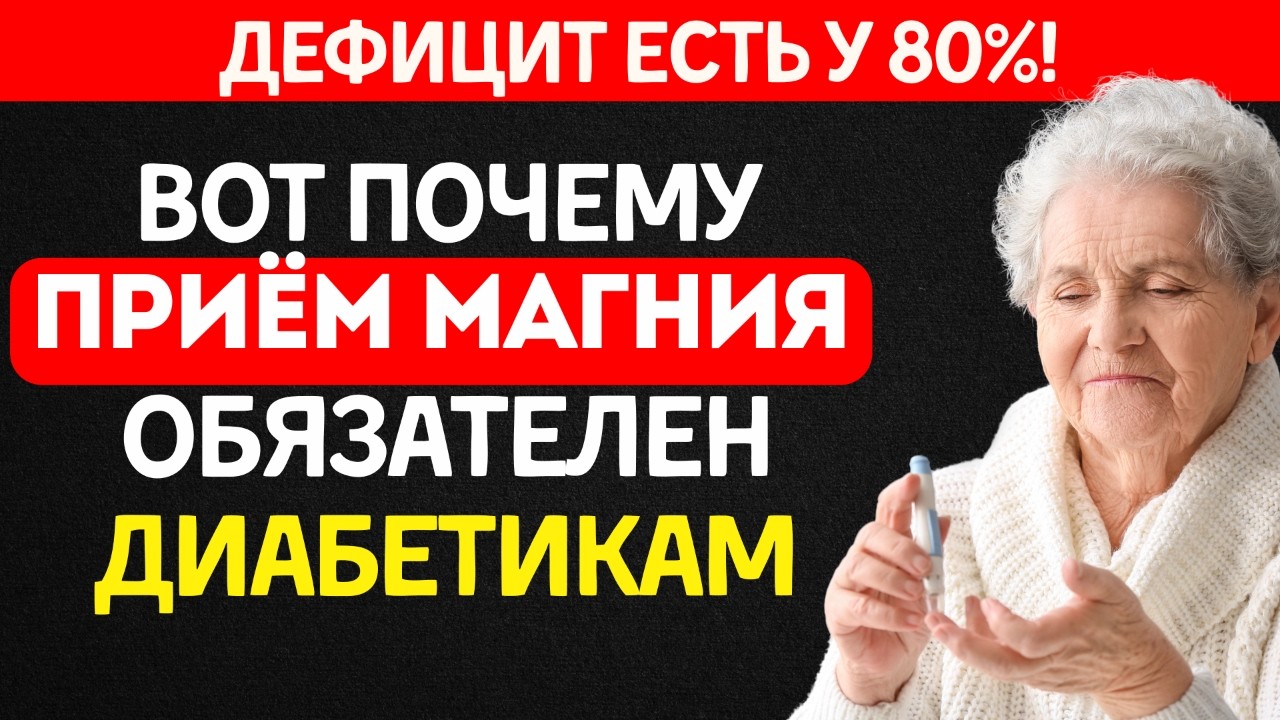 Постоянная усталость при диабете? Дефицит магния вас обманывает