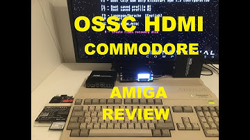 OSSC HDMI Commodore Amiga converter rewiew. Connect your Amiga to a modern display