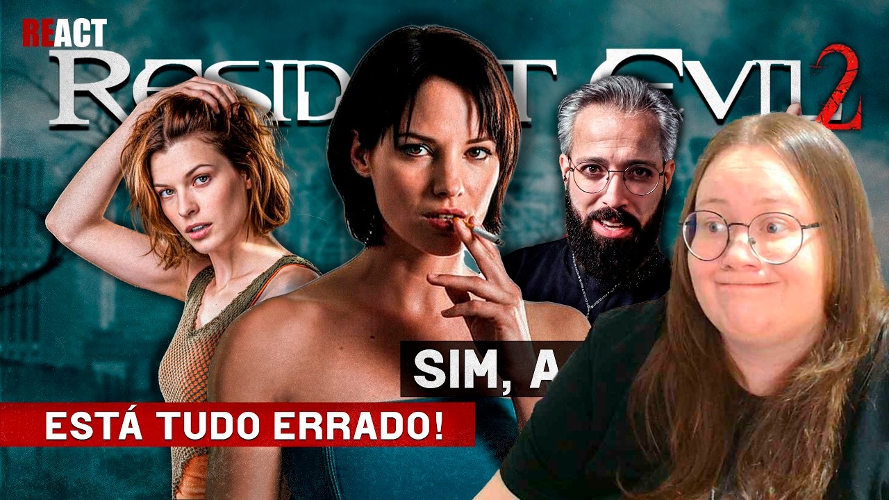 REACT: ESTÁ TUDO ERRADO COM: Resident Evil 2 Apocalipse @TheMFW - YouTube