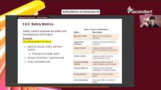 Safety Metrics For Generative Ai