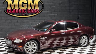 2008 Maserati Quattroporte Executive Gt Sport Sedan Ferrari V8 Low Miles Stunning Flagship For Sale