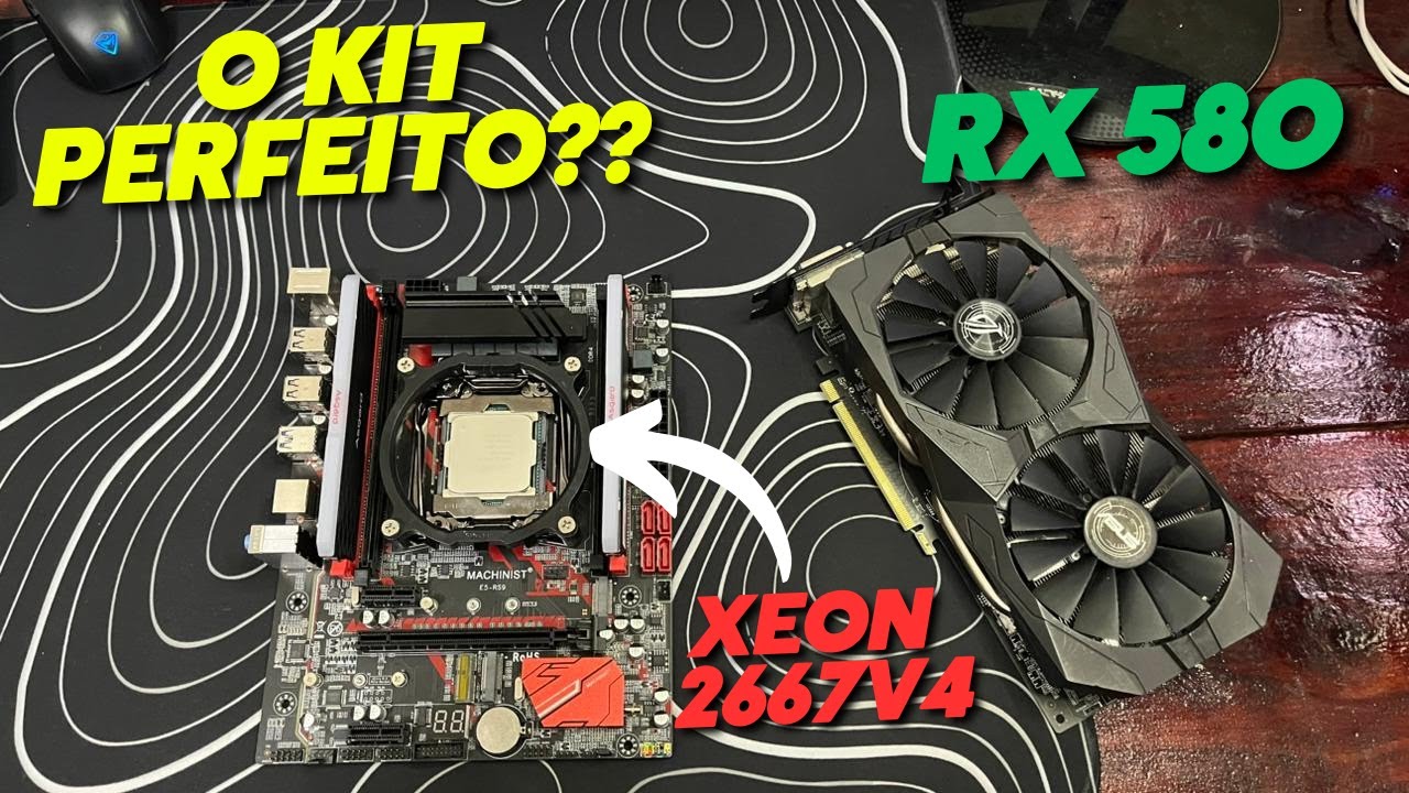 O "MONSTRO" DOS XEONS? 2667v4 + RX 580 | ESSE COMBO AINDA VALE A PENA? (Teste em jogos)