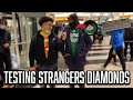 Testing Strangers Diamonds 💎😯 Michigan Mall Edition | FIRST VIDEO‼️‼️