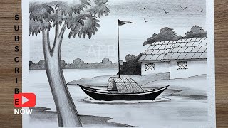 Drawing With Pencil Shadingscenery Drawing And Shading Pencilpencil Drawing & Shading