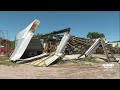 The city of burden cleans up after serious wind damage