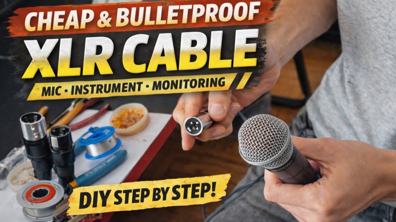 How to Make a PROFESSIONAL XLR Cable on a Budget | DIY Audio - YouTube
