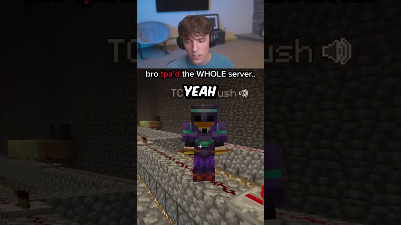 bro teleported the SERVER
