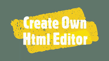 How To Create Own Html Live Editor similar to jsfiddle or codepen