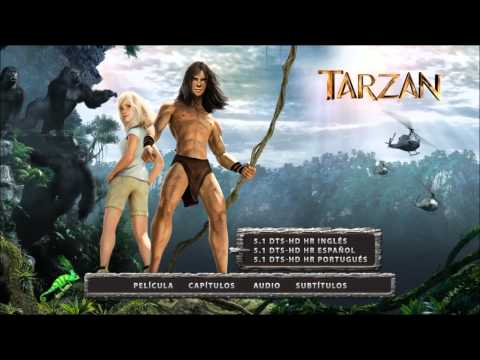Tarzan 2014 Blu Ray Menu Preview 