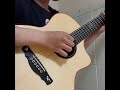 I played "Idol" by YOASOBI on a single guitar