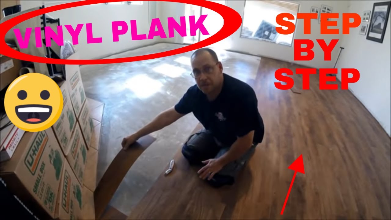 VINYL PLANK FLOORING ON STAIRS - YouTube