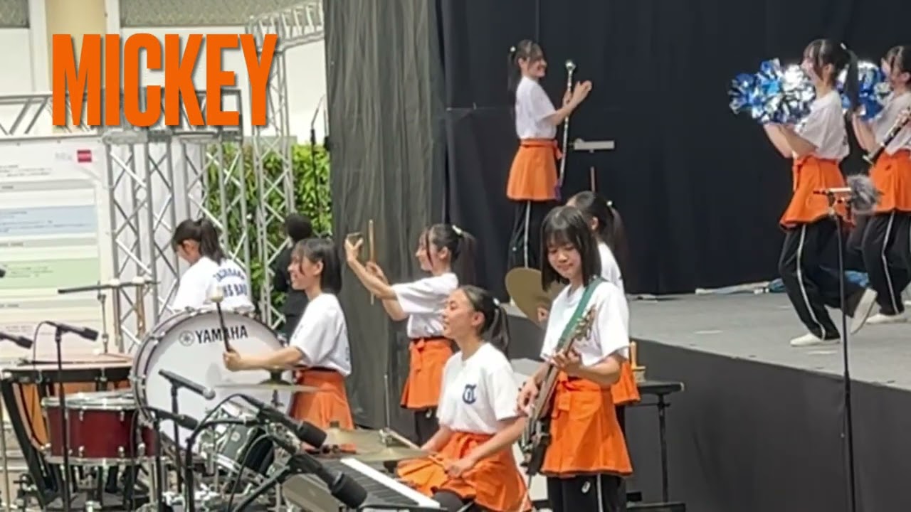 京都橘高校吹奏楽部123期のパーカッション ロームミュージック