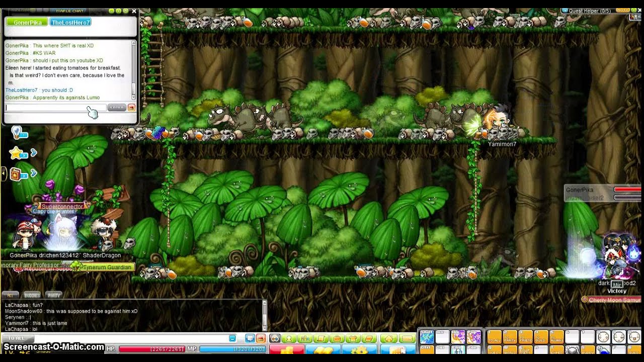 Maplestory-  OMG ITS KS WAR IN SLEEPYWOOD (Nova sever)