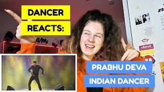 DANCER REACTS PRABHU DEVA DANCE PERFOMANCE *didn't expect that*