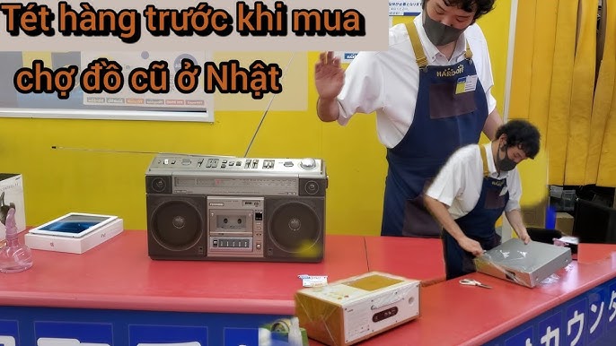 Đi chợ đồ cũ ở Nhật,mua Âmly và loa cho khách.test chất lượng ...
